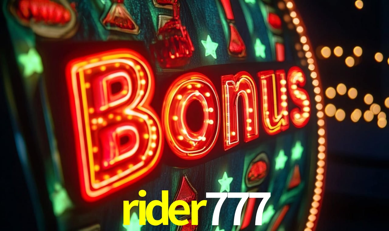 Bônus de Boas-vindas rider777